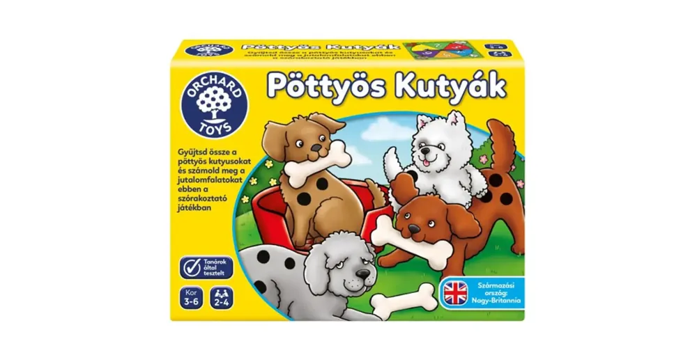 Bestseller Pöttyös kutyák társasjáték