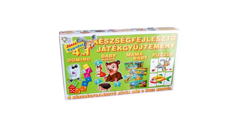 Gyors kiszállítás Készségfejlesztő játékgyűjtemény 4 az 1-ben 2.