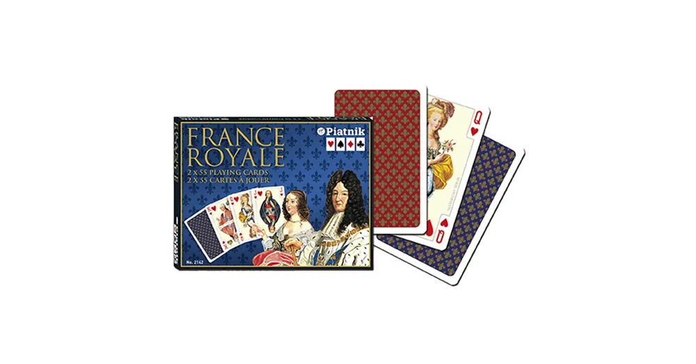 Prémium Luxus römi kártya – France Royale 2×55 lap – Piatnik