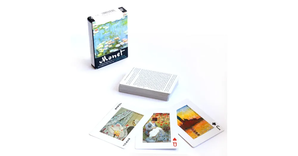 Akció Claude Monet festményei 1×55 lapos exkluzív römi kártya