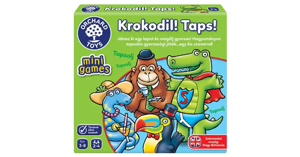 Ne maradj le Krokodil! Taps! mini társas kártyajáték