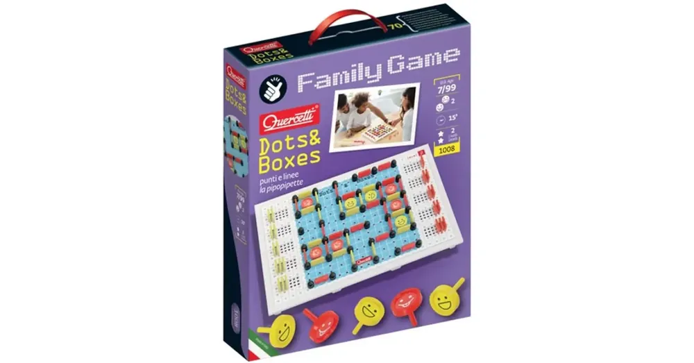 Azonnal elérhető Quercetti Family Game – Pontok és dobozok játék