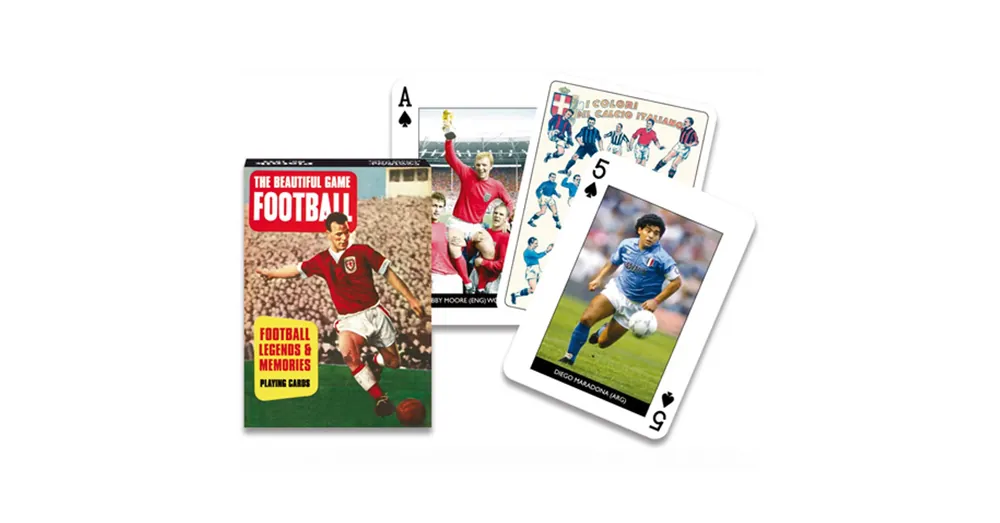 Olcsó Futball legendák römi kártya 55 lapos – Piatnik