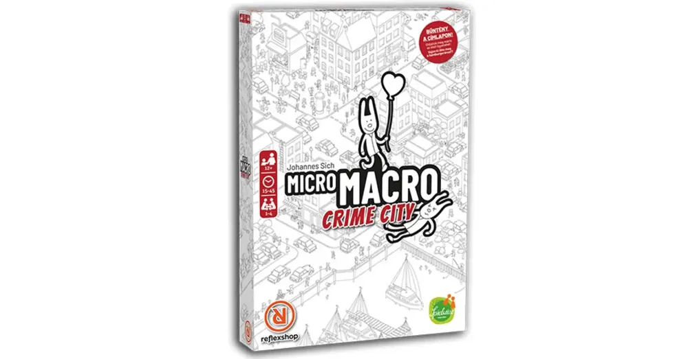 MicroMacro Crime City társasjáték Expressz kézbesítés