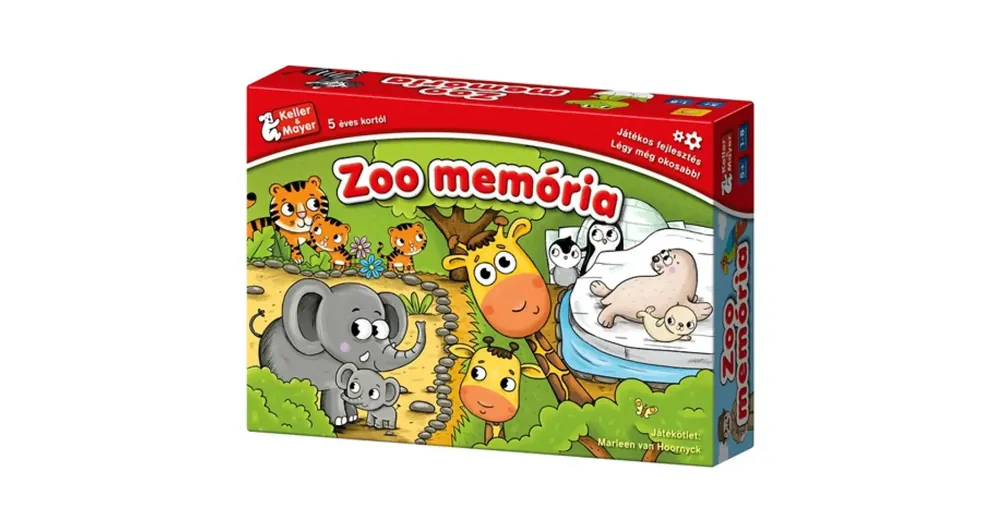 Nézd meg most Zoo memória társasjáték