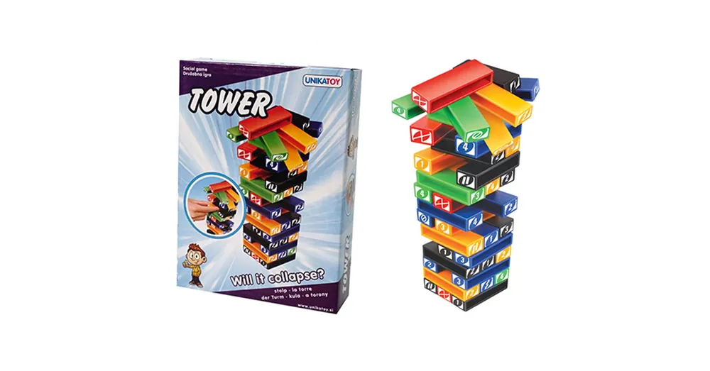 Mini Jenga torony ügyességi társasjáték Kiárusítás