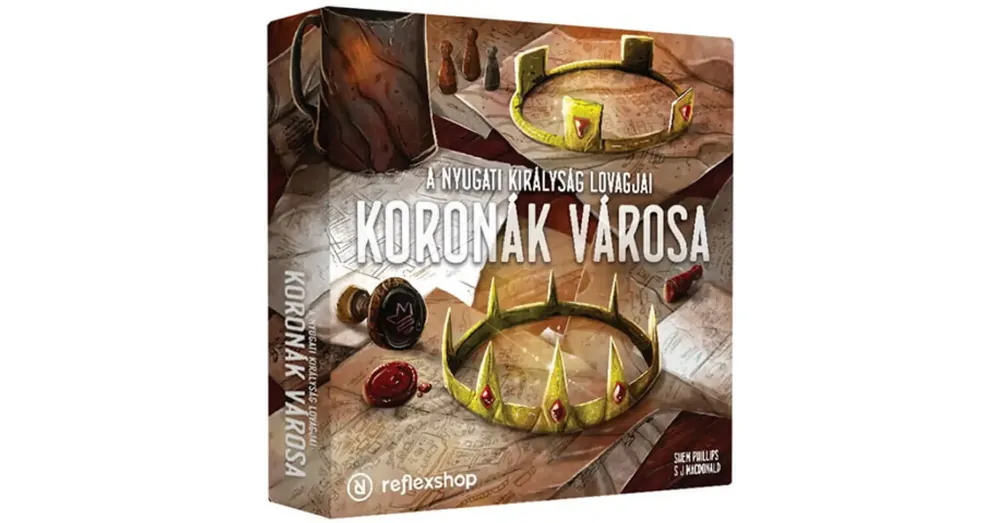 Prémium A Nyugati királyság lovagjai Koronák városa társasjáték kiegészítő