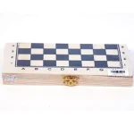 Fa sakk, összecsukható 21×21 cm-es táblával műanyag figurákkal Rendeld meg most