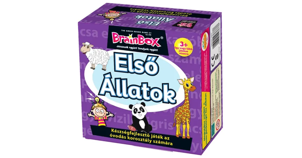 Biztonságos fizetés BrainBox Első állatok társasjáték