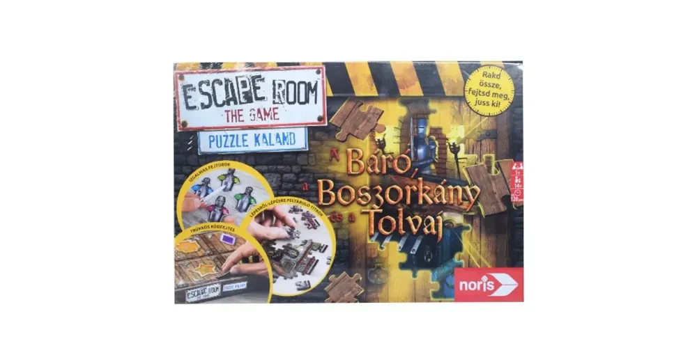 Azonnali szállítás Escape Room Puzzle A báró, a boszorkány és a tolvaj társasjáték