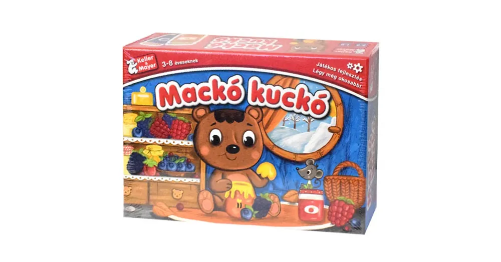 Legkelendőbb Mackó kuckó készségfejlesztő társasjáték