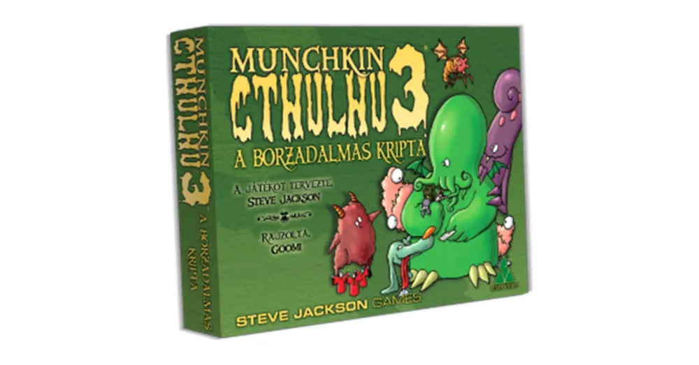 Munchkin Cthulhu 3 – A borzadalmas kripta társasjáték kiegészítő Bestseller