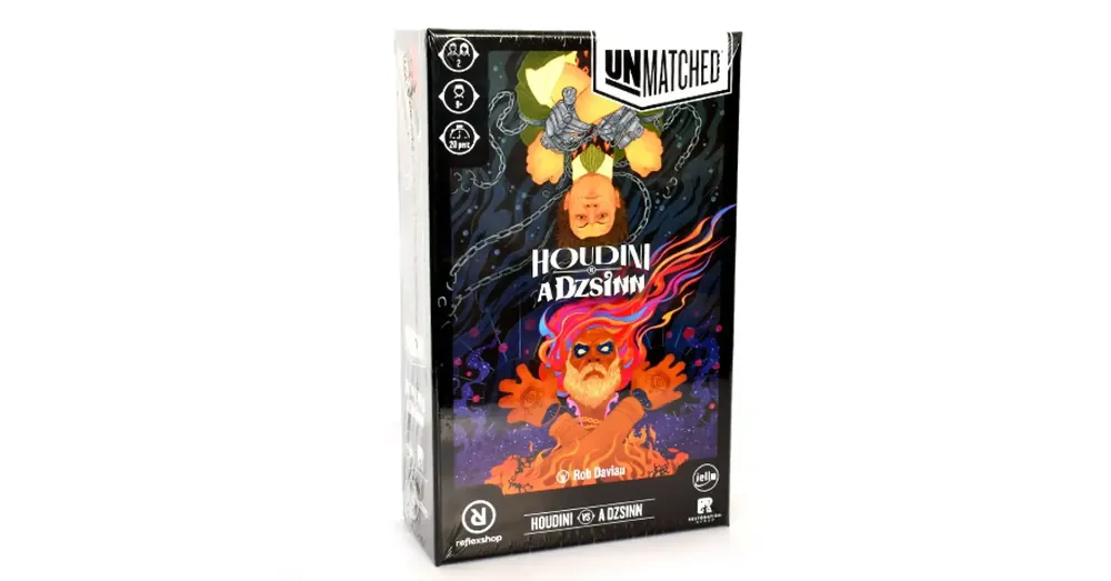 Unmatched Houdini vs A Dzsinn társasjáték Akció