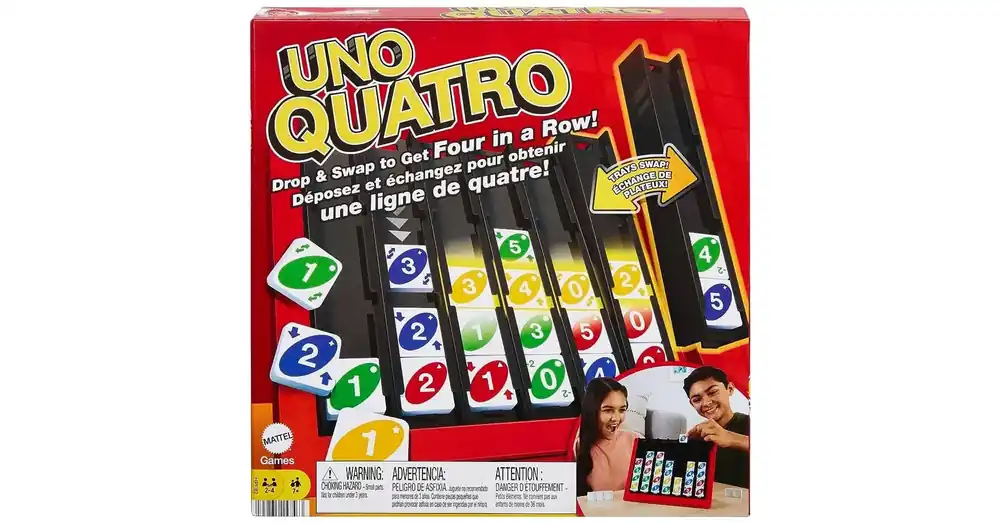 UNO Quatro társasjáték – Mattel Biztonságos vásárlás