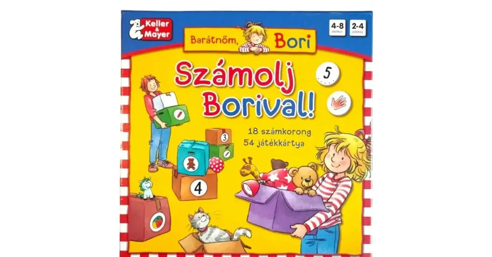 Számolj Borival! társasjáték Vásárlói kedvenc