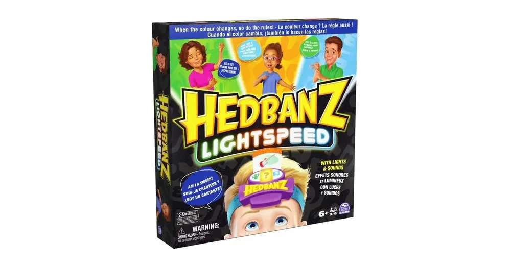Biztonságos fizetés Hedbanz LightSpeed társasjáték – Spin Master
