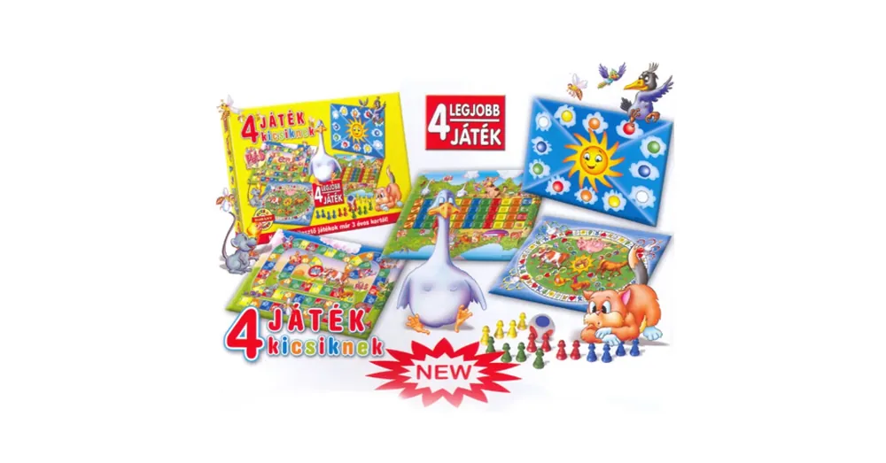 4 legjobb társasjáték kicsiknek – D-Toys Újdonság