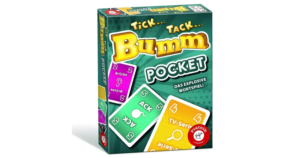 Azonnali szállítás Tick Tack Bumm Pocket társasjáték – Piatnik