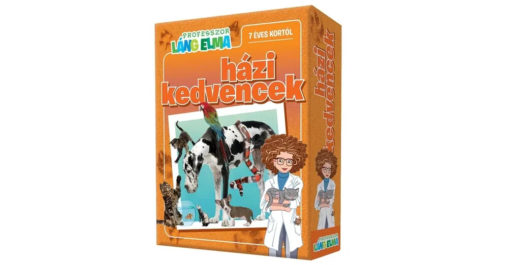 Újdonság Professzor Láng Elma Házikedvencek tárasjáték