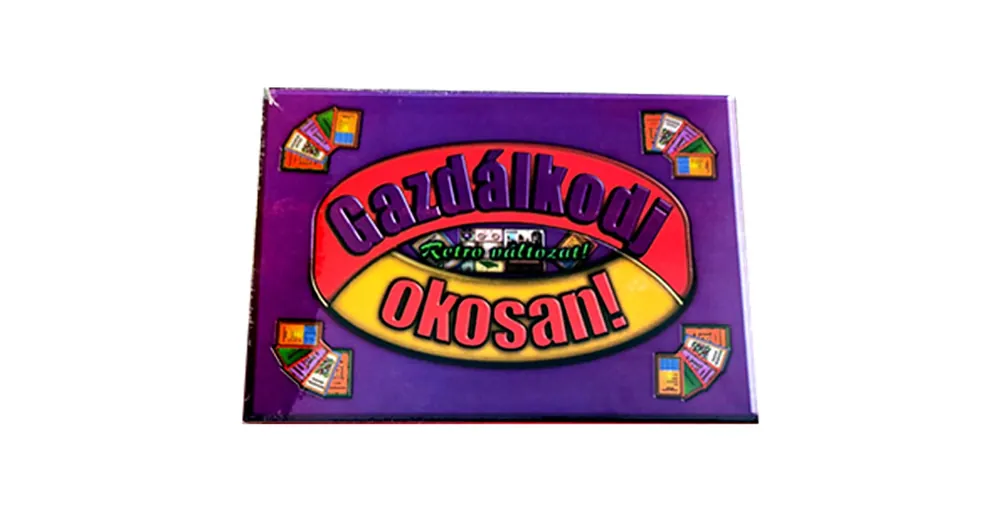Retro Gazdálkodj okosan nagy dobozos társasjáték Gyors kiszállítás