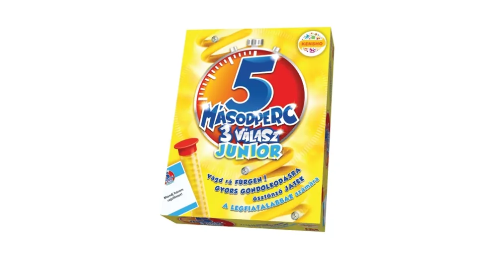 5 másodperc 3 válasz Junior társasjáték Outlet