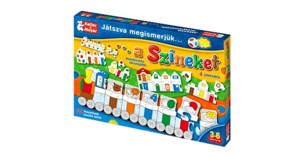 Játszva megismerjük a színeket társasjáték Kiárusítás