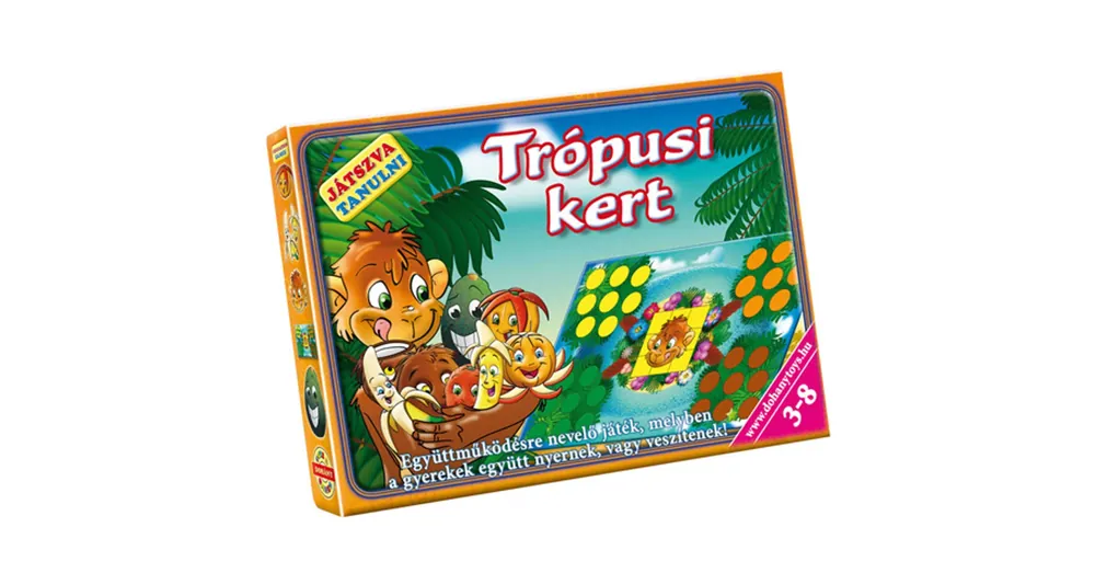 Trópusi kert készségfejlesztő társasjáték – D-Toys Ne maradj le