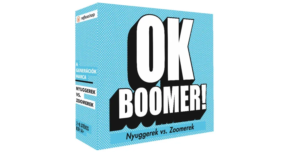 OK Boomer! Nyuggerek vs Zoomerek társasjáték Bestseller