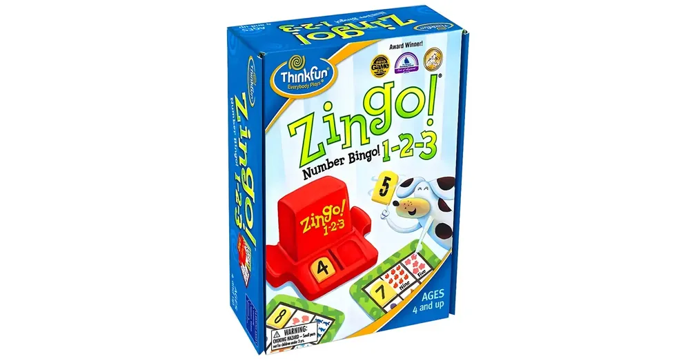 Thinkfun Zingo 1–2-3 társasjáték Gyors kiszállítás