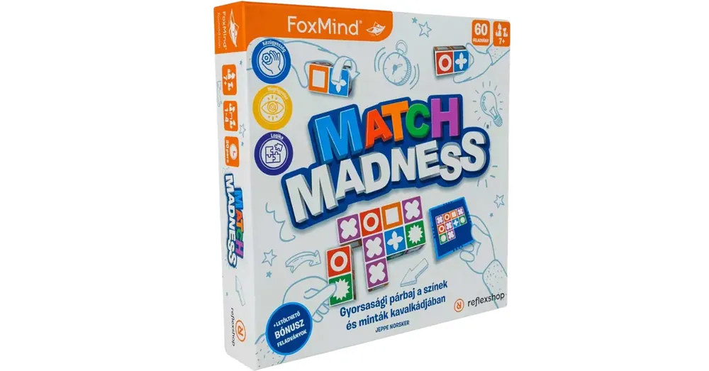 FoxMind Match Madness társasjáték Alacsony ár