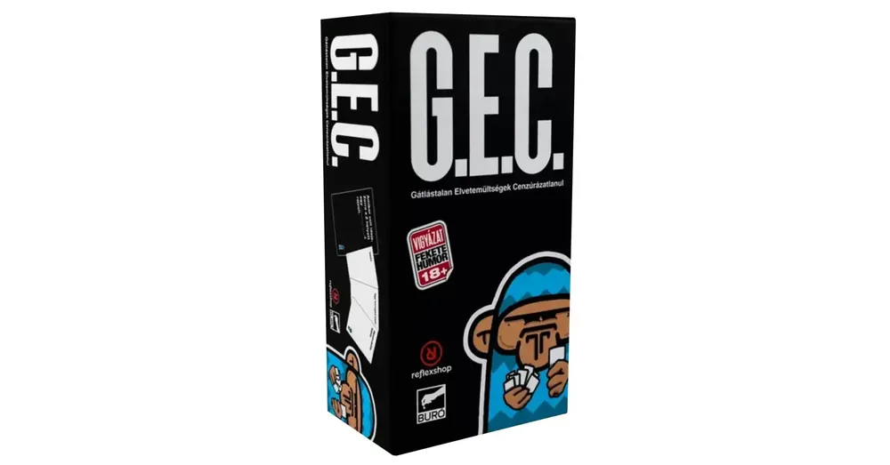 G.E.C. – Gátlástalan Elvetemültségek Cenzúrázatlanul társasjáték Korlátozott ajánlat