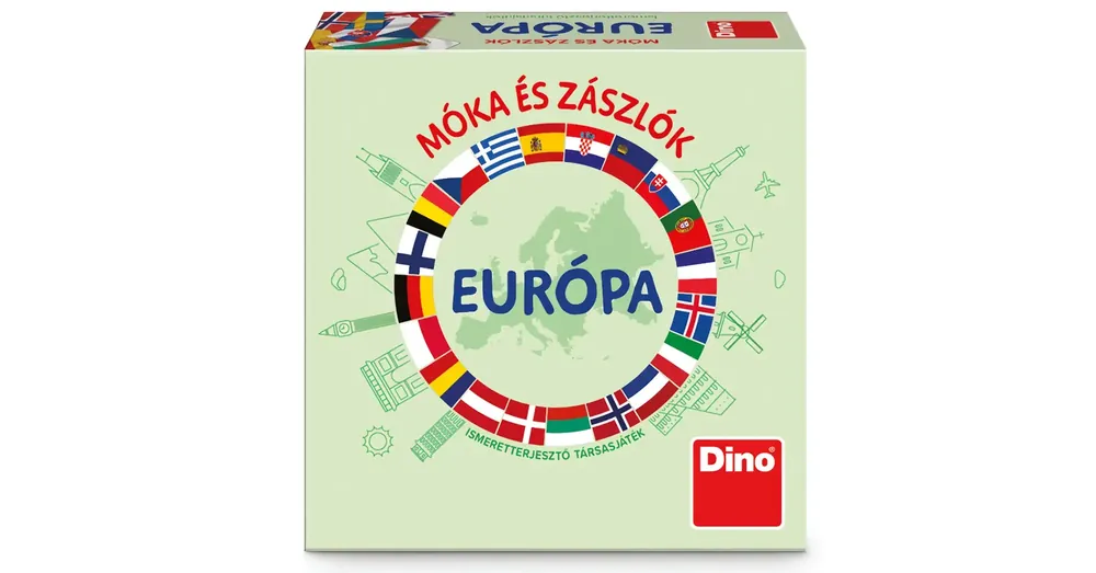 Árengedmény Móka és Zászlók társasjáték – Dino