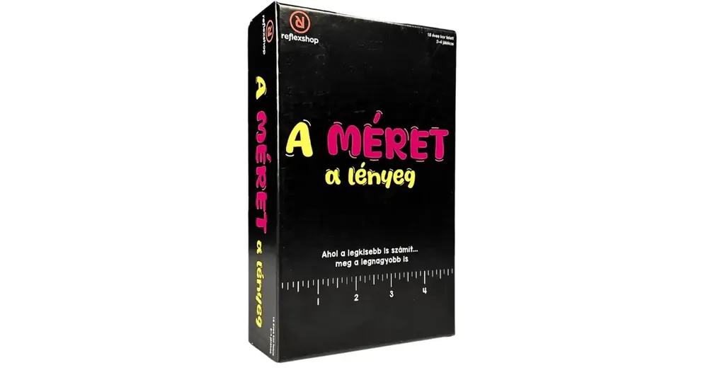 Biztonságos fizetés A méret a lényeg társasjáték