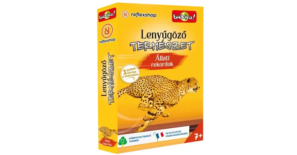 Lenyűgöző természet – Állati rekordok kártyajáték Azonnali szállítás