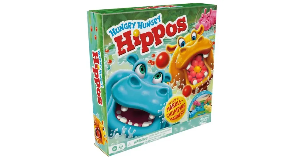 Hungry Hungry Hippos – Éhes vízilovak társasjáték – Hasbro Akciós ár