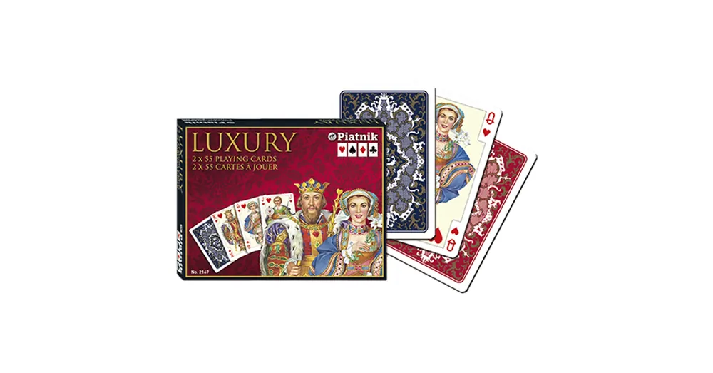 Prémium Luxus römi kártya – Luxury 2×55 lap – Piatnik