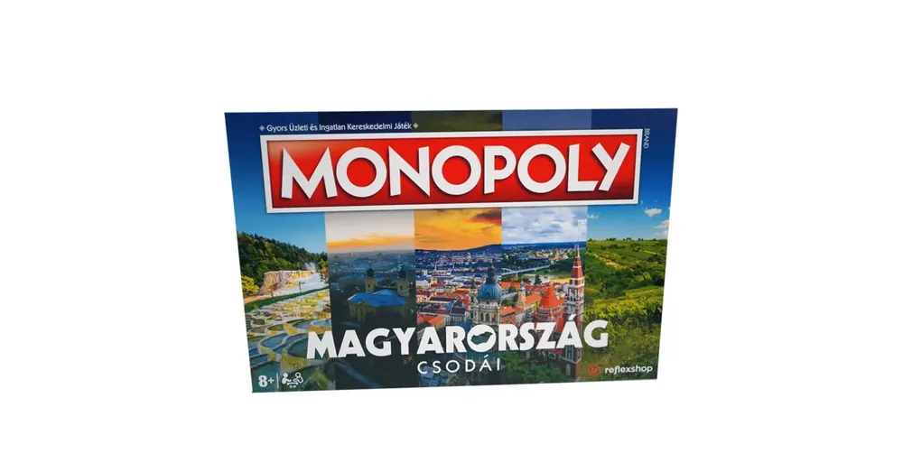 Csak ma Monopoly Magyarország csodái társasjáték