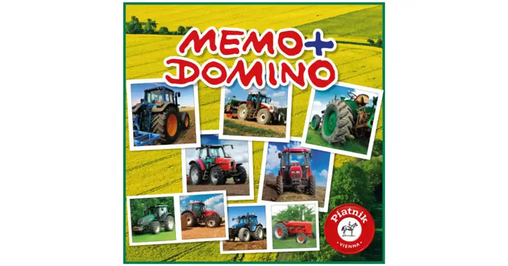 Traktorok Memo – Domino társasjáték – Piatnik Akció