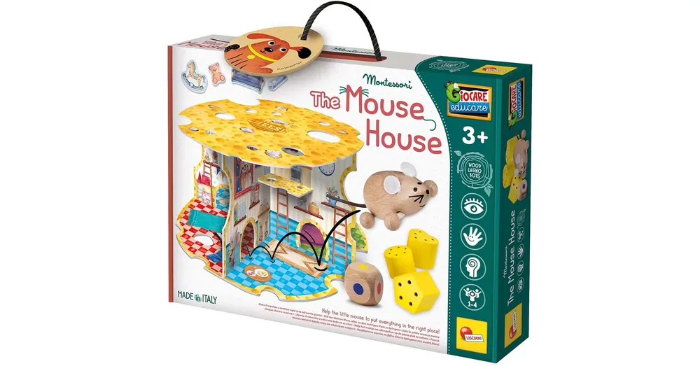 Montessori The Mouse House – Egérlak társasjáték – Lisciani Különleges ajánlat