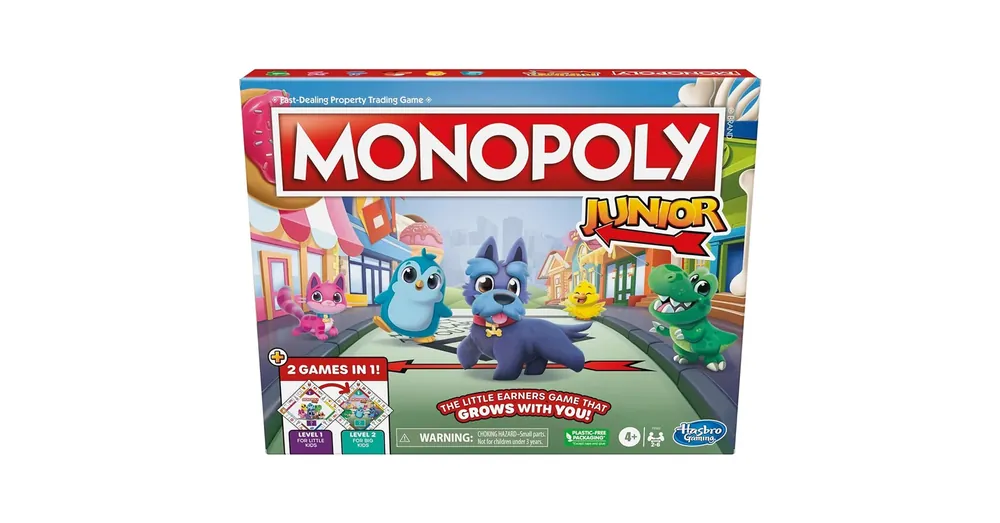 Monopoly Junior társasjáték gyerekeknek 2az1-ben – Hasbro Különleges ajánlat