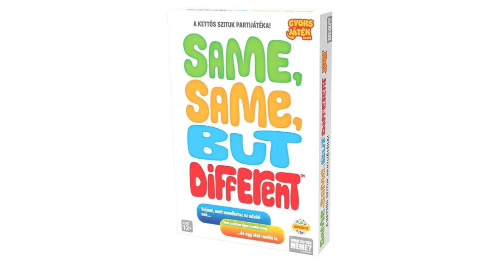 Exkluzív ajánlat Same Same but Different – Quick Play kiadás parti társasjáték