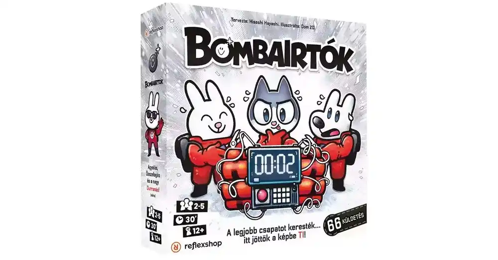 Bombairtók – Kooperatív társasjáték Gyors kiszállítás