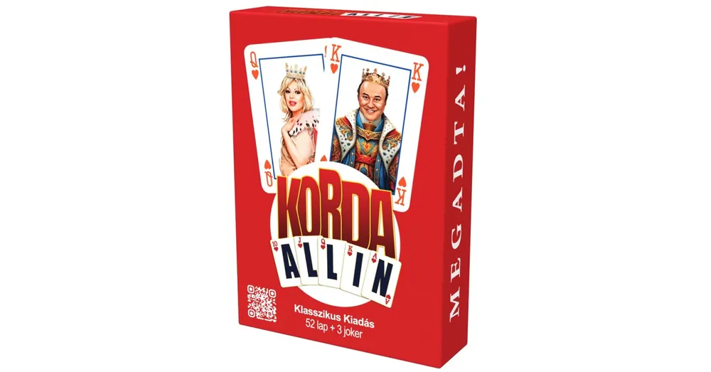 Népszerű Korda All-in Klasszikus francia kártyapakli (52 lap + 3 Joker)