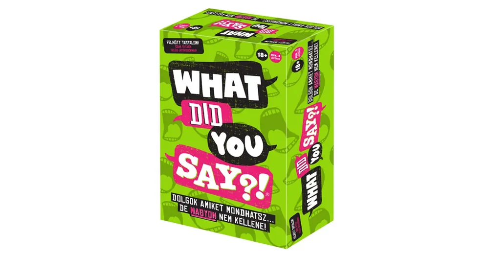 What Did You Say? felnőtt társasjáték Népszerű