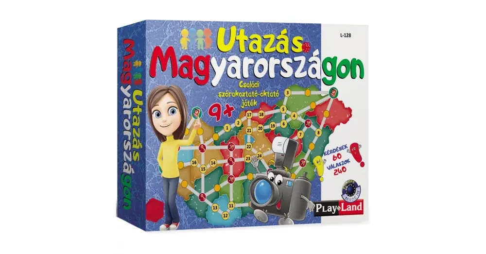 Kihagyhatatlan ajánlat Playland Utazás Magyarországon társasjáték