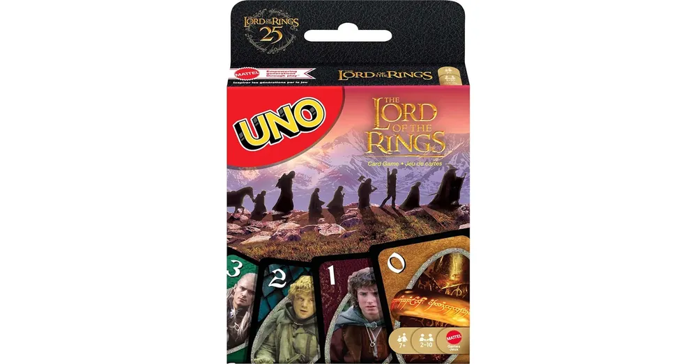 UNO Gyűrűk Ura kártyajáték – Mattel Korlátozott ajánlat